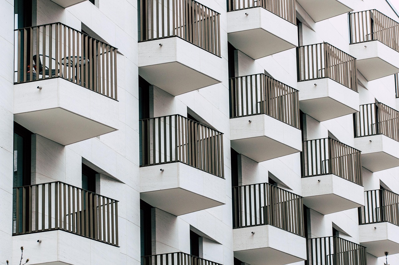 Modern apartment building in Atlanta