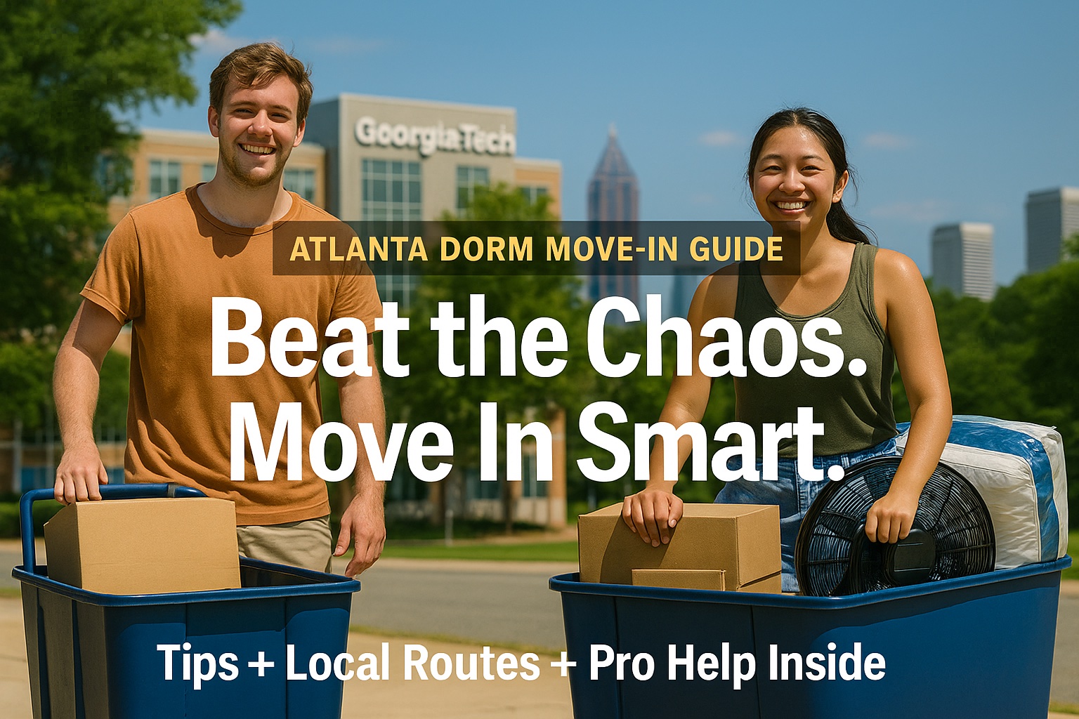 Moving Into an Atlanta College Dorm? Here’s the Smart Way to Do It