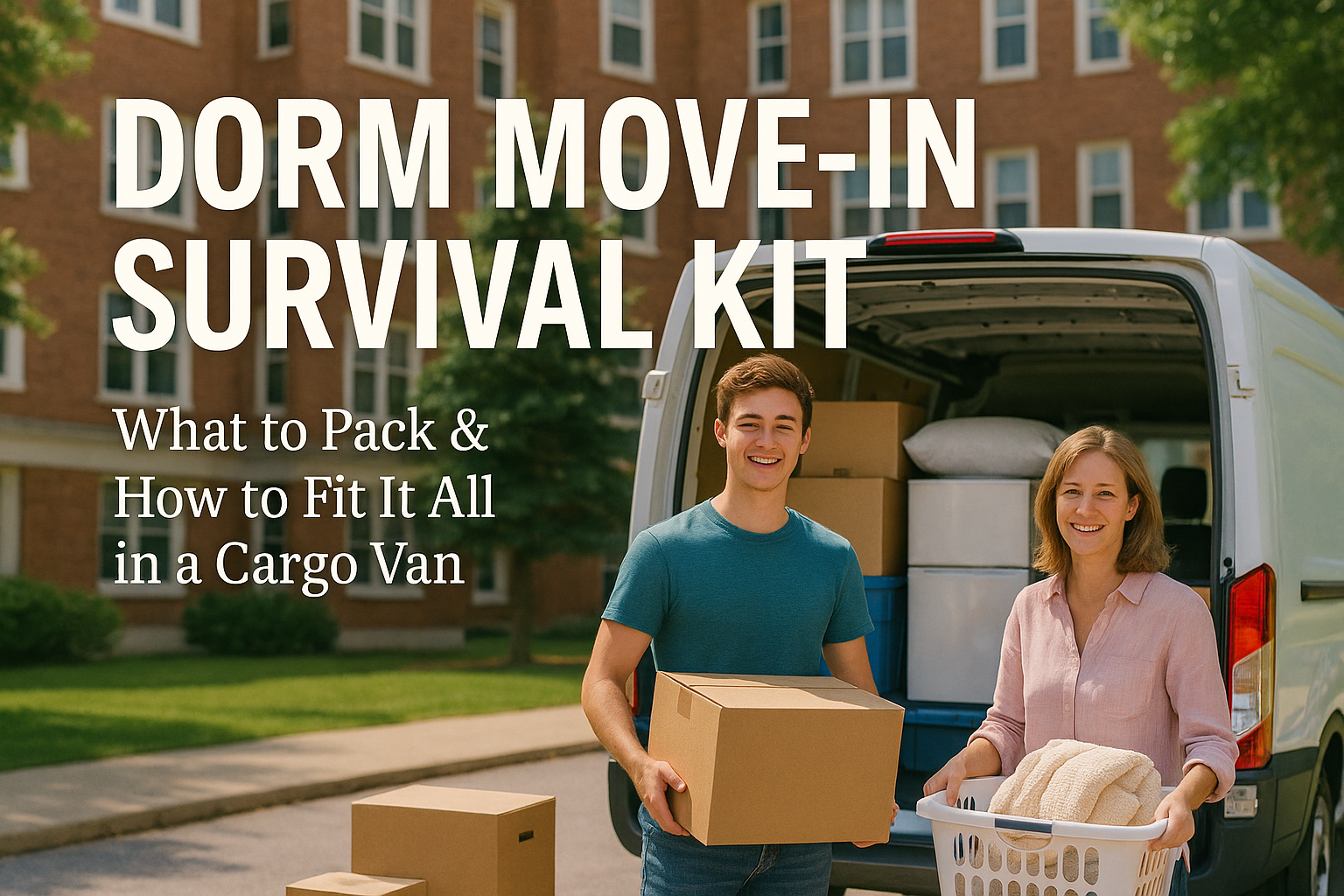 Dorm Essentials: Pack Smart, Load Easy with a Cargo Van