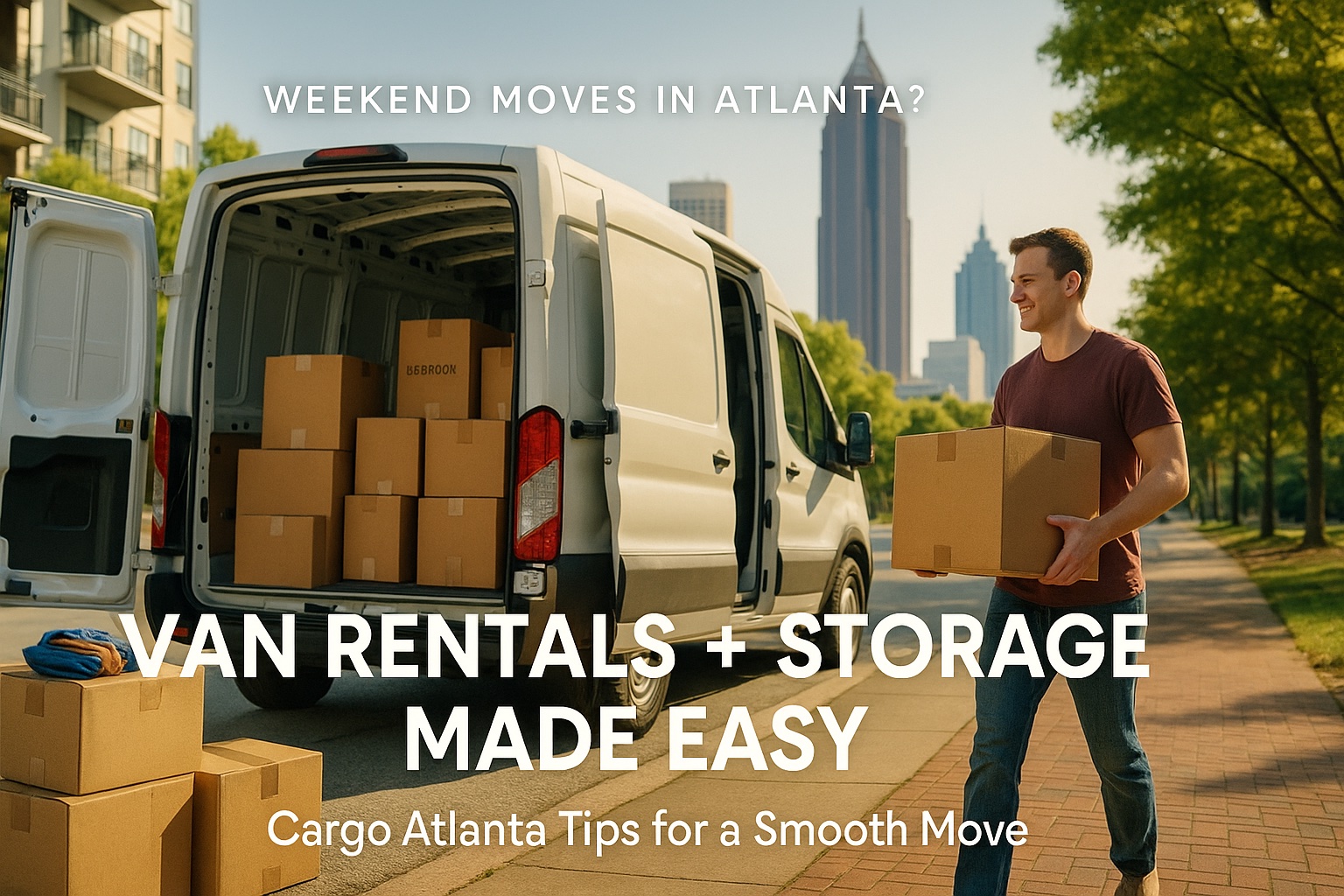 Weekend Moves in Atlanta? Optimize Van Rentals + Storage with These Tips