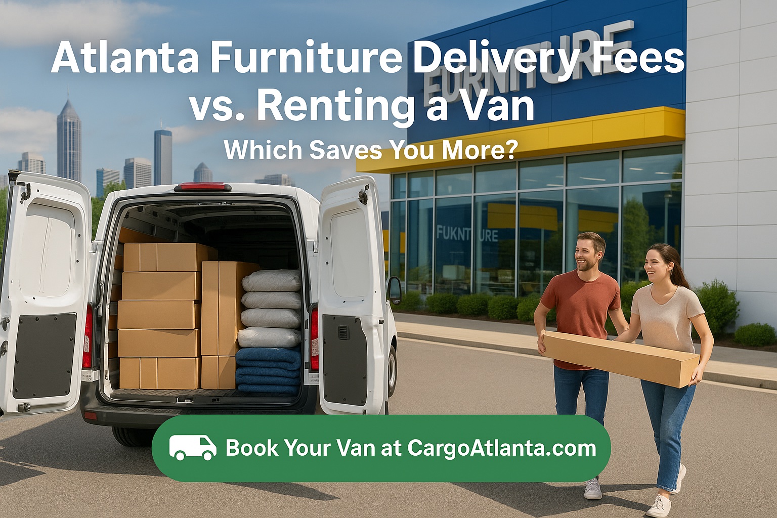 Atlanta Furniture Delivery Fees vs. Renting a Cargo Van — What’s Cheaper?