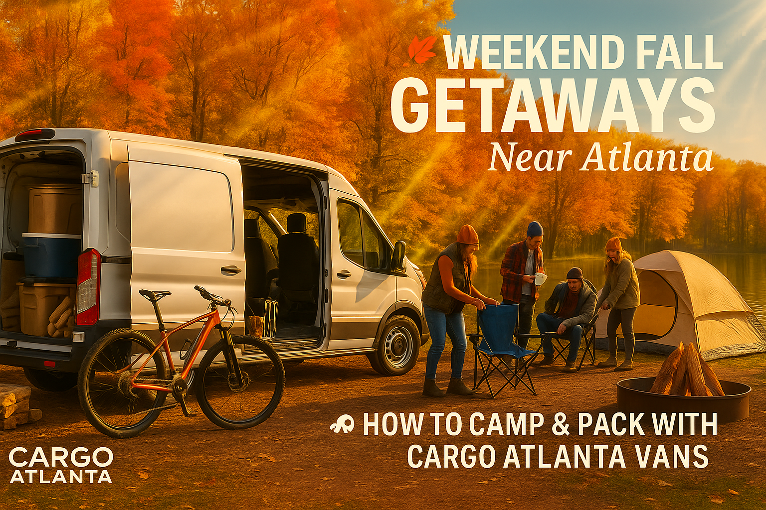 Weekend Fall Getaways Near Atlanta | Cargo Van Camping Guide